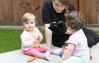 staff caring for children staff caring for children